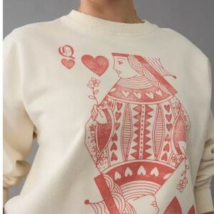 Queen of Hearts Sweatshirt American Eagle